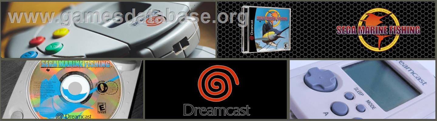Sega Marine Fishing - Sega Dreamcast - Artwork - Marquee
