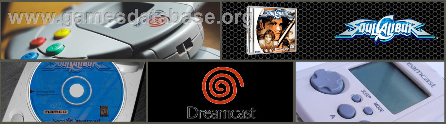 SoulCalibur - Sega Dreamcast - Artwork - Marquee