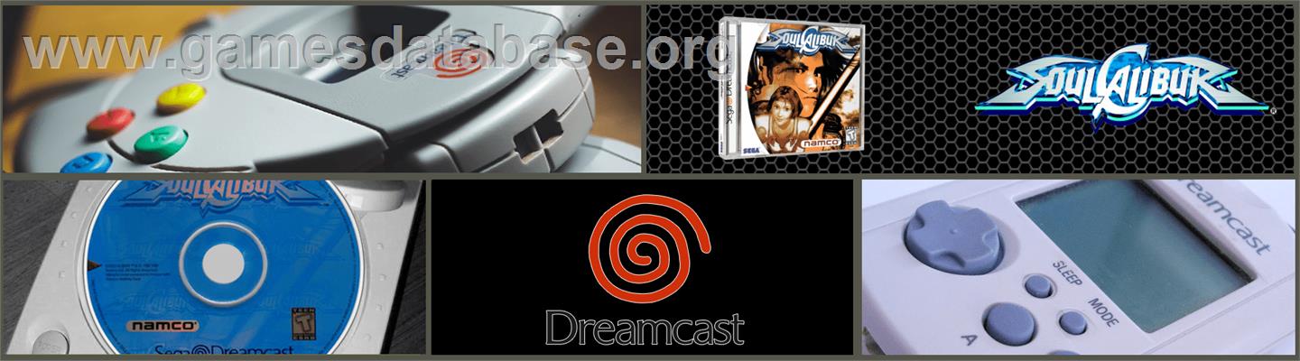 Soul Calibur - Sega Dreamcast - Artwork - Marquee