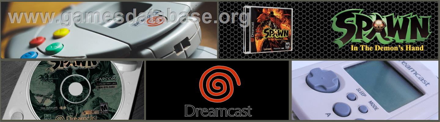 Spawn: In the Demon's Hand - Sega Dreamcast - Artwork - Marquee
