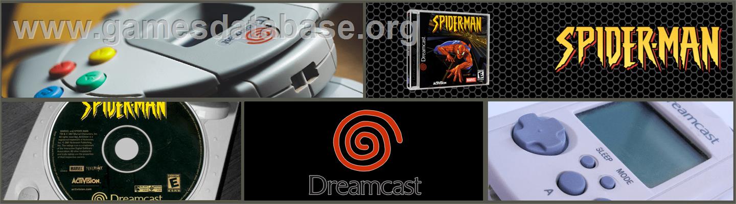 Spider-Man - Sega Dreamcast - Artwork - Marquee