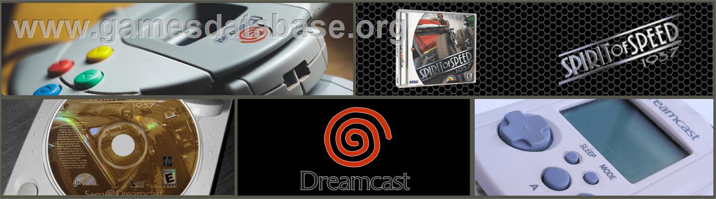 Spirit of Speed 1937 - Sega Dreamcast - Artwork - Marquee