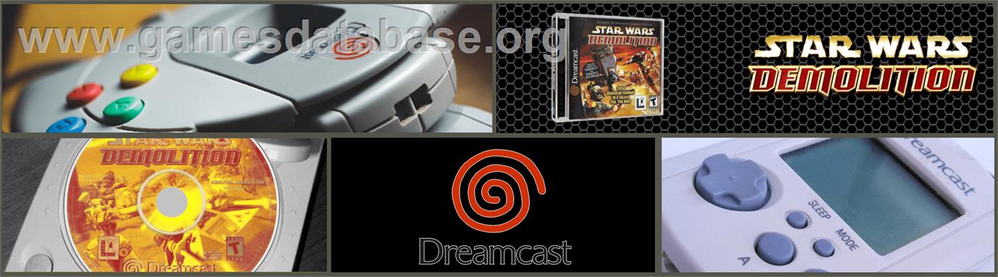 Star Wars: Demolition - Sega Dreamcast - Artwork - Marquee