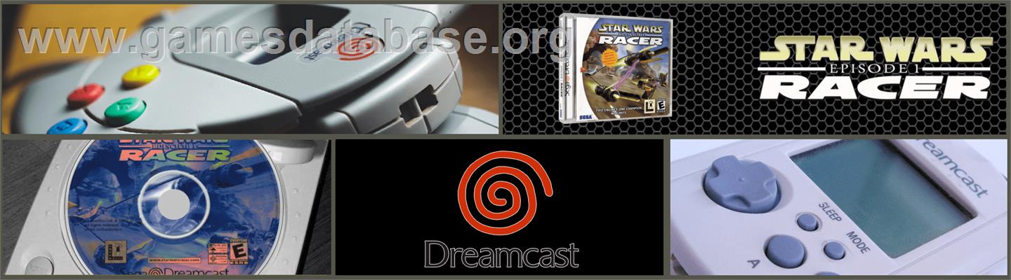 Star Wars: Episode I - Racer - Sega Dreamcast - Artwork - Marquee