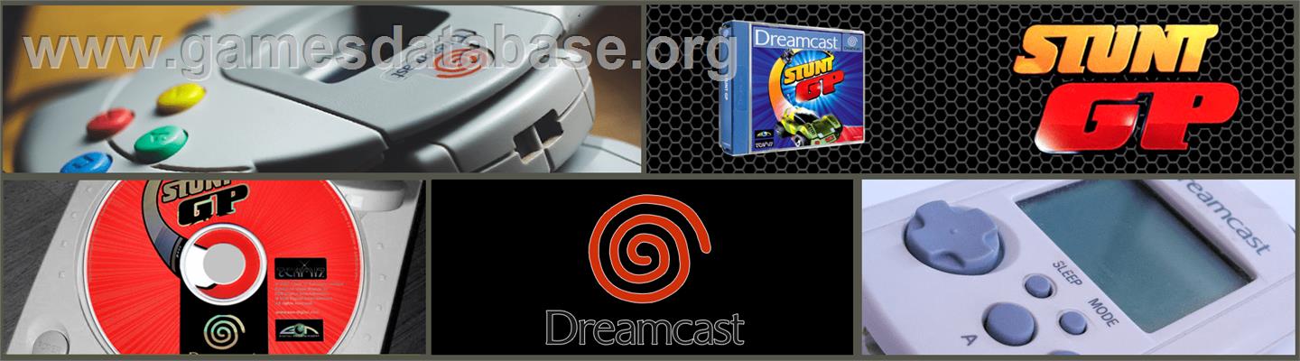 Stunt GP - Sega Dreamcast - Artwork - Marquee