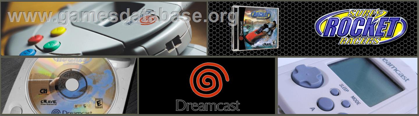 Surf Rocket Racers - Sega Dreamcast - Artwork - Marquee