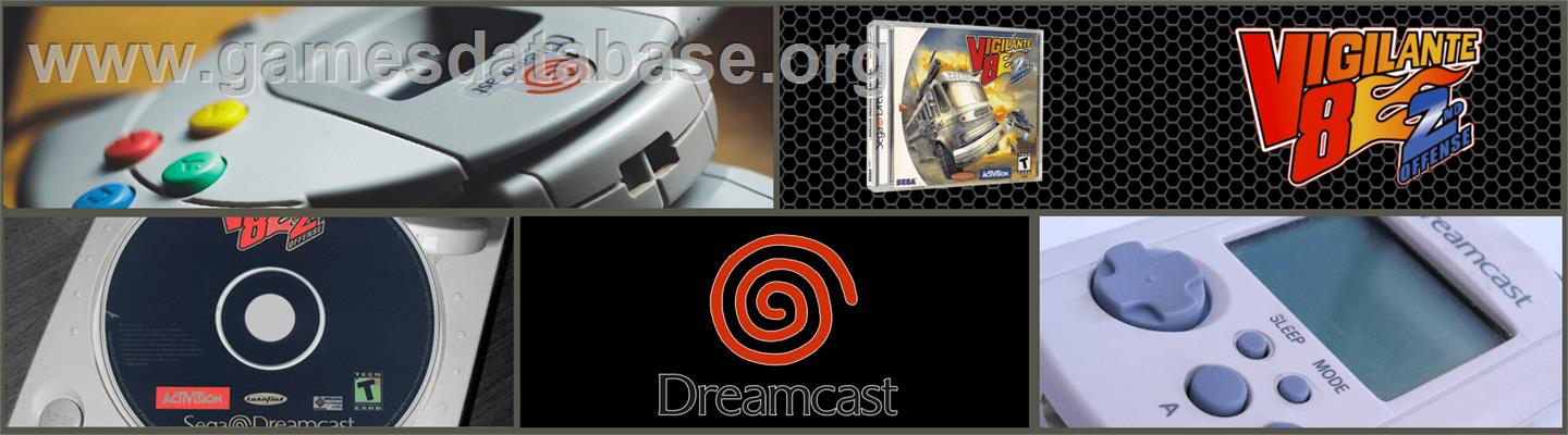 Vigilante 8 - 2nd Offense - Sega Dreamcast - Artwork - Marquee