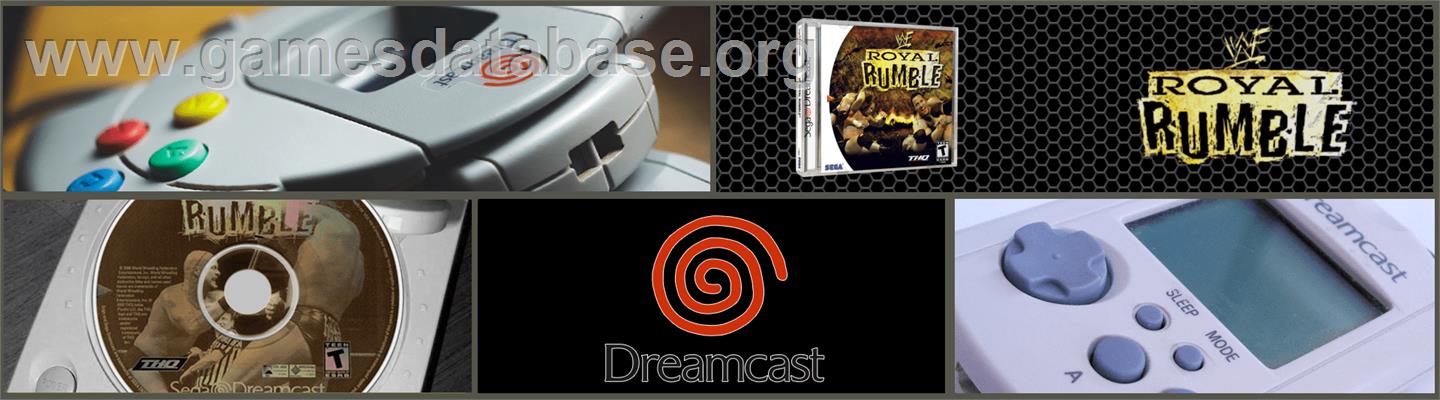 WWF Royal Rumble - Sega Dreamcast - Artwork - Marquee