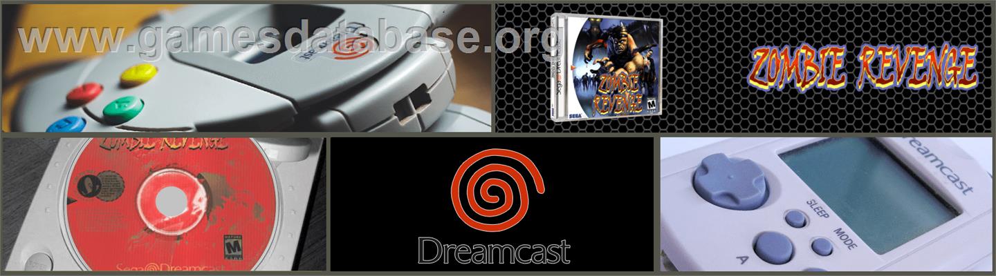 Zombie Revenge - Sega Dreamcast - Artwork - Marquee