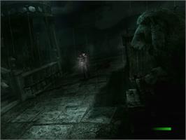 In game image of Alone in the Dark - The New Nightmare on the Sega Dreamcast.