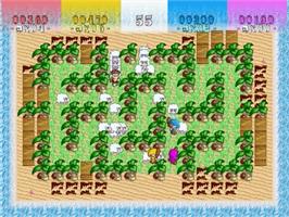 In game image of Cool Herders on the Sega Dreamcast.