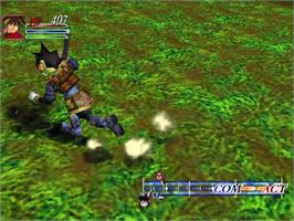 In game image of Grandia 2 on the Sega Dreamcast.