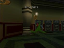 In game image of Grinch on the Sega Dreamcast.