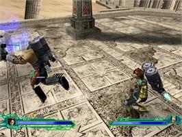 In game image of Heavy Metal Geomatrix on the Sega Dreamcast.