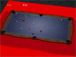 In game image of Maximum Pool on the Sega Dreamcast.
