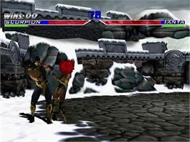 In game image of Mortal Kombat Gold on the Sega Dreamcast.