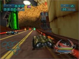 In game image of POD 2 on the Sega Dreamcast.