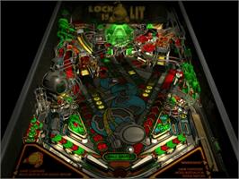 In game image of Pro Pinball: Trilogy on the Sega Dreamcast.