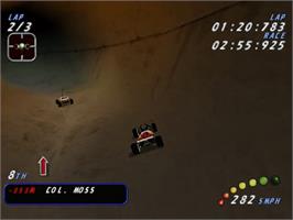 In game image of Re-Volt on the Sega Dreamcast.