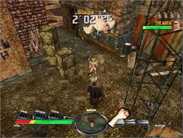 In game image of Spawn: In the Demon's Hand on the Sega Dreamcast.