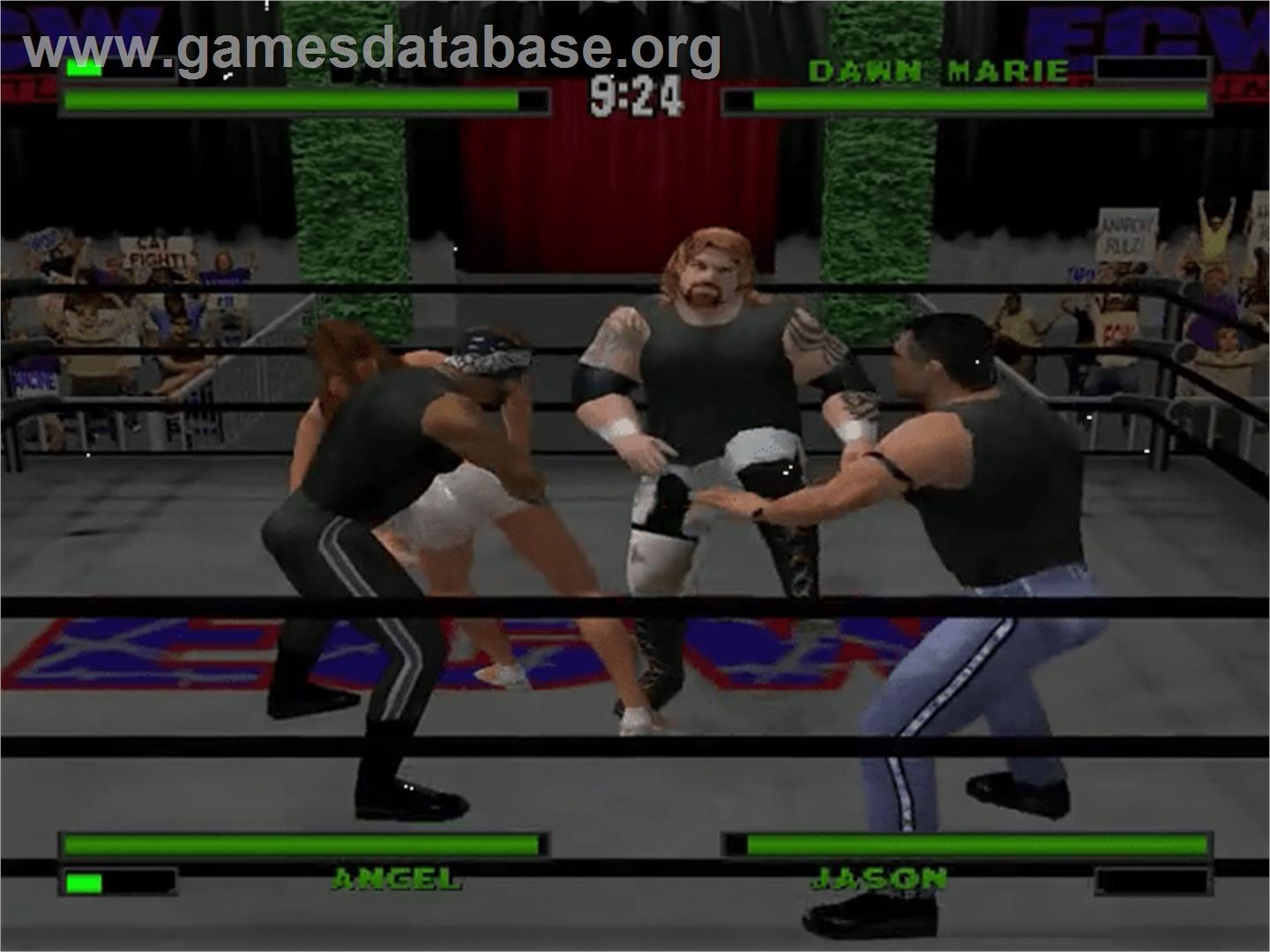 ECW Anarchy Rulz - Sega Dreamcast - Artwork - In Game