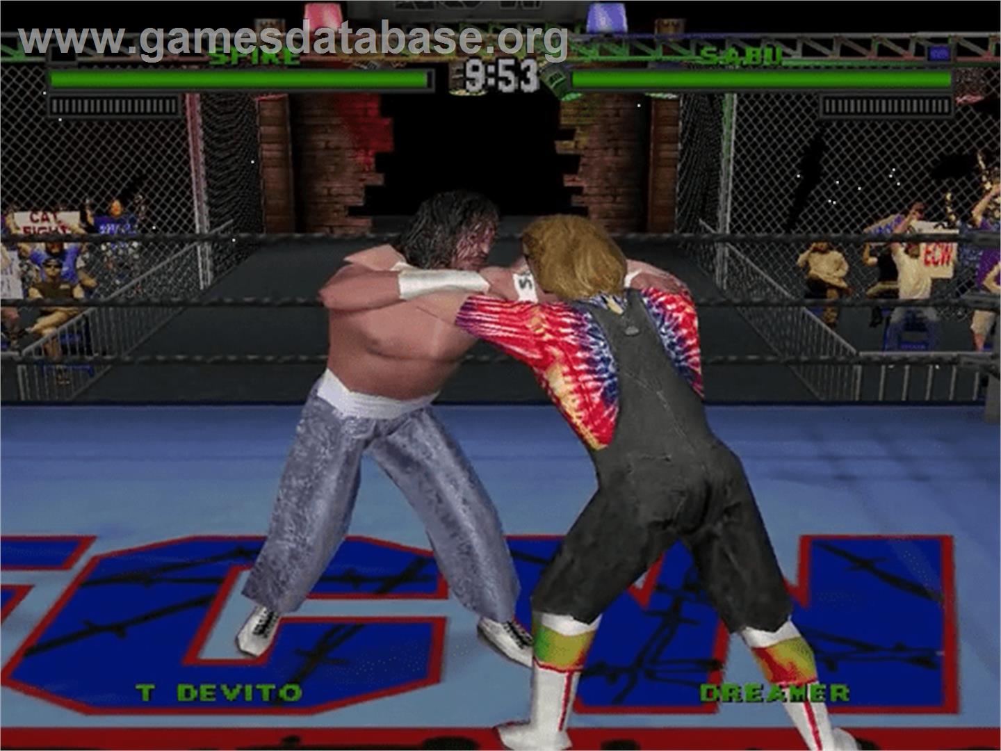 ECW Hardcore Revolution - Sega Dreamcast - Artwork - In Game