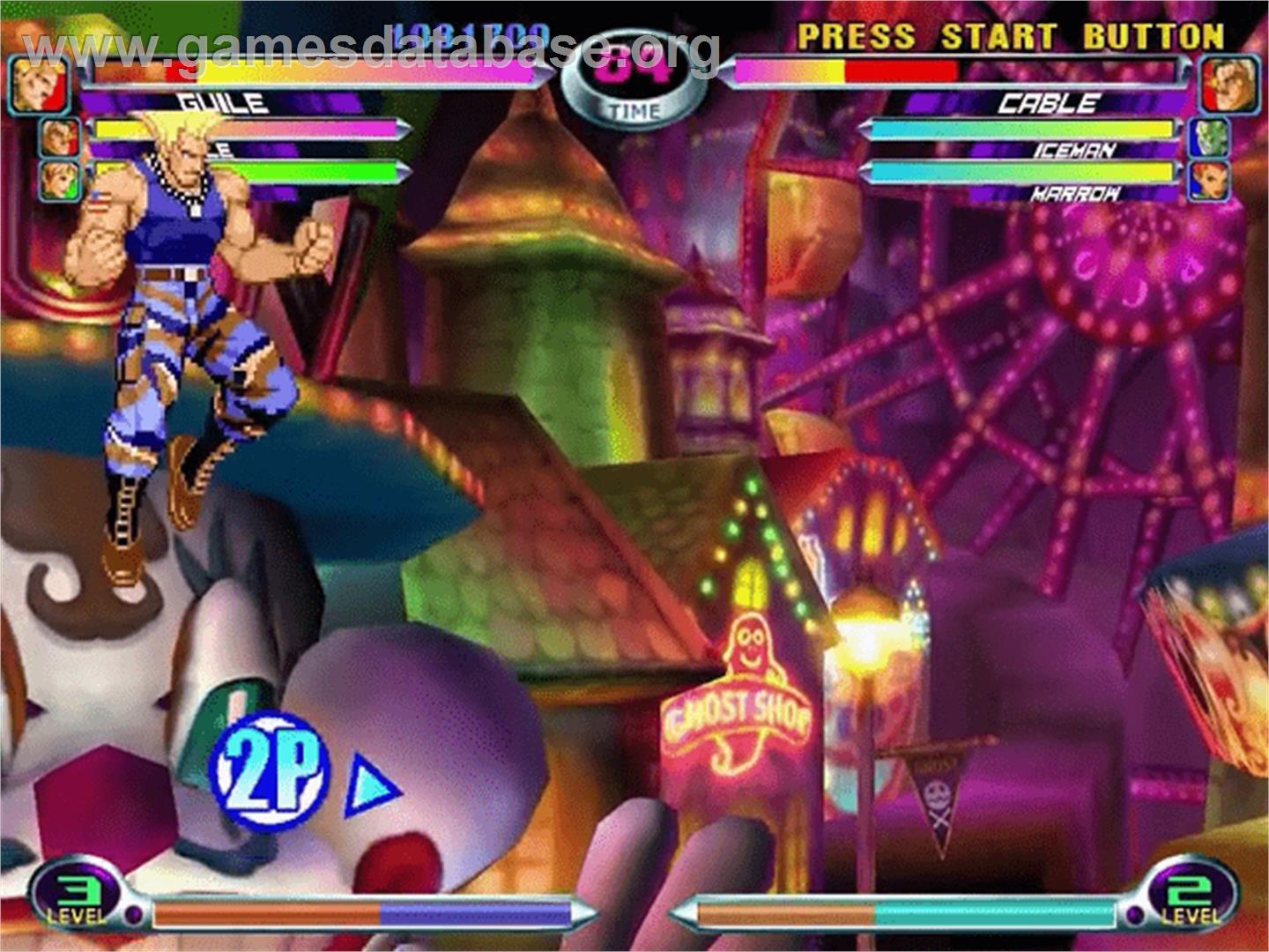 Marvel vs. Capcom 2: New Age of Heroes - Sega Dreamcast - Artwork - In Game