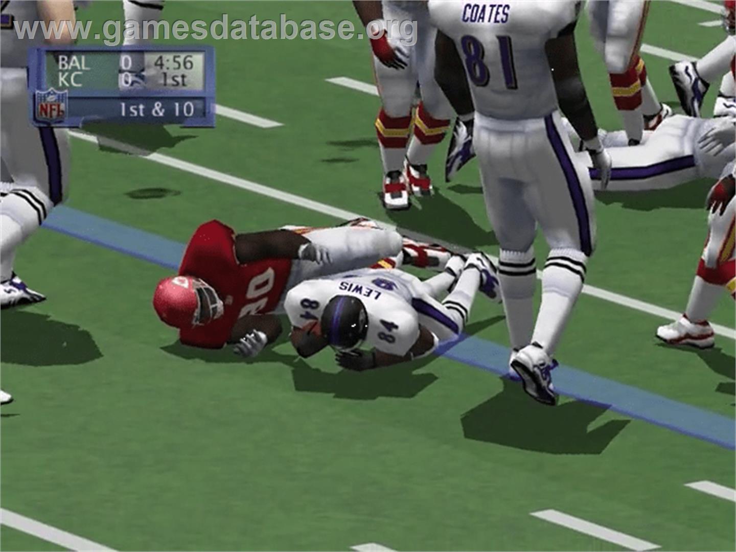 NFL 2K1 - Sega Dreamcast - Artwork - In Game