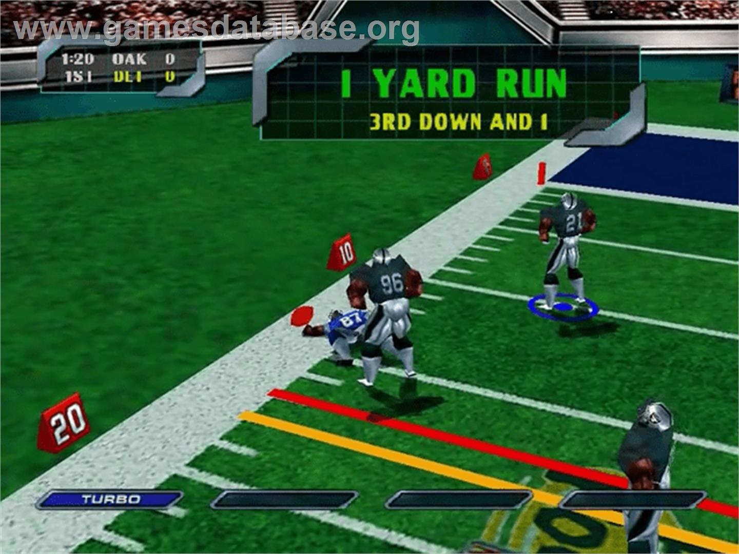 NFL Blitz 2000 - Sega Dreamcast - Artwork - In Game