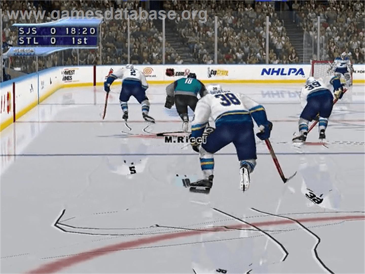 NHL 2K2 - Sega Dreamcast - Artwork - In Game