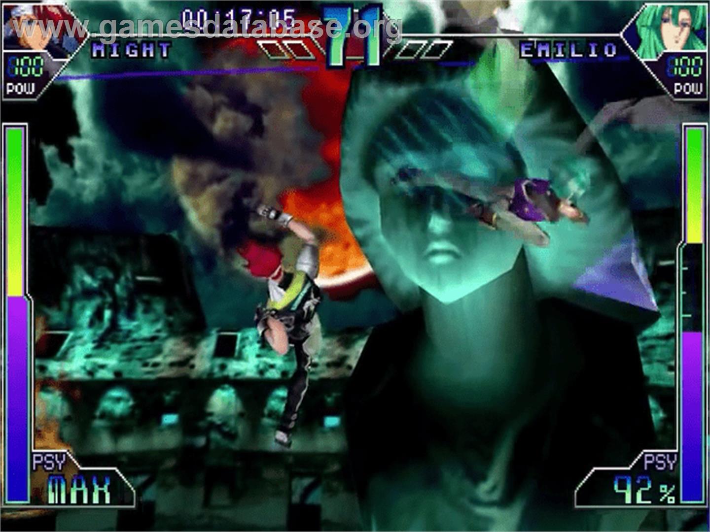 Psychic Force 2012 - Sega Dreamcast - Artwork - In Game