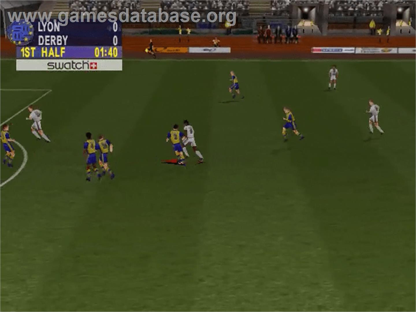 Sega Worldwide Soccer 2000 - Euro Edition - Sega Dreamcast - Artwork - In Game