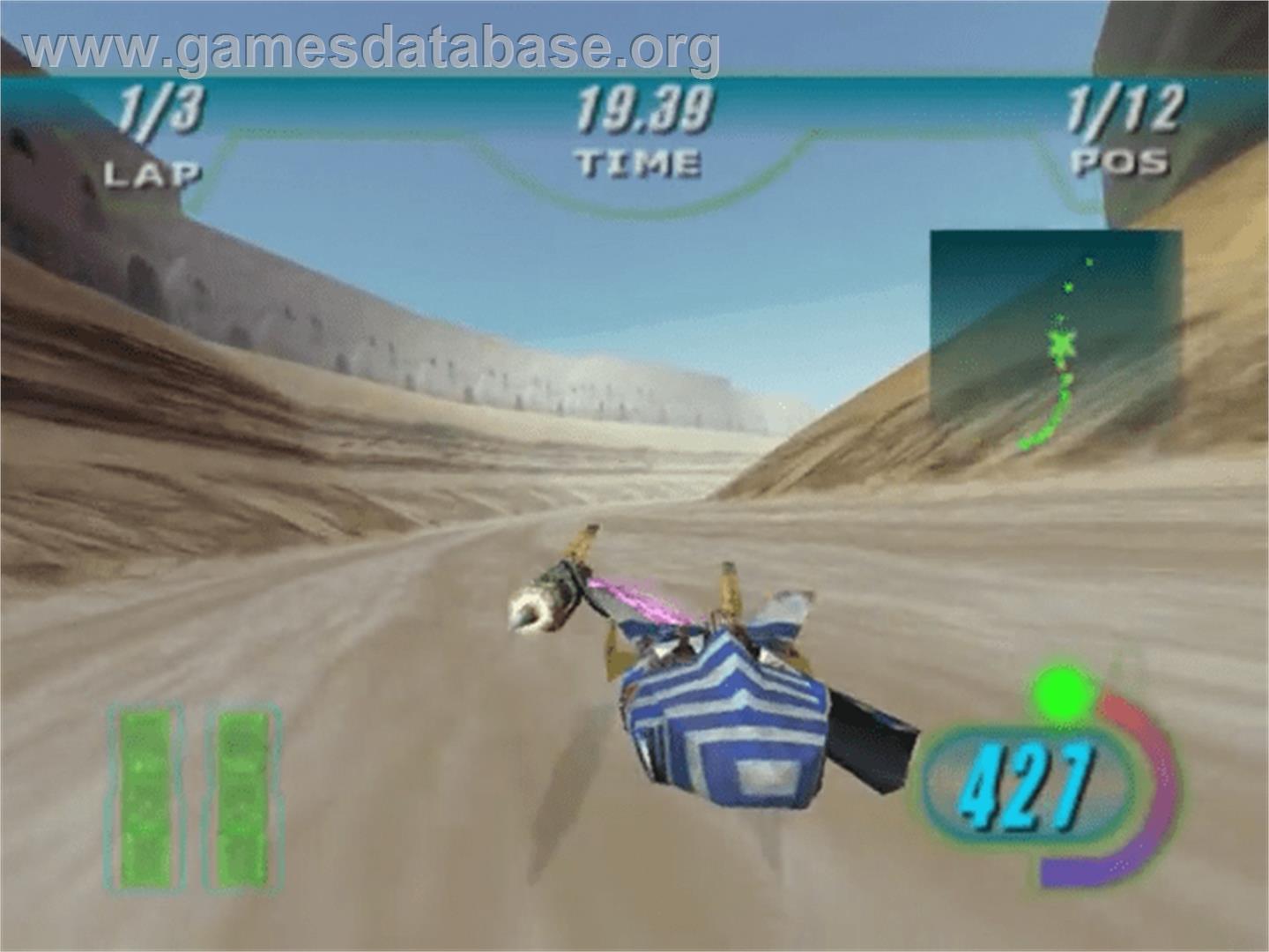 Star Wars: Episode I - Racer - Sega Dreamcast - Artwork - In Game