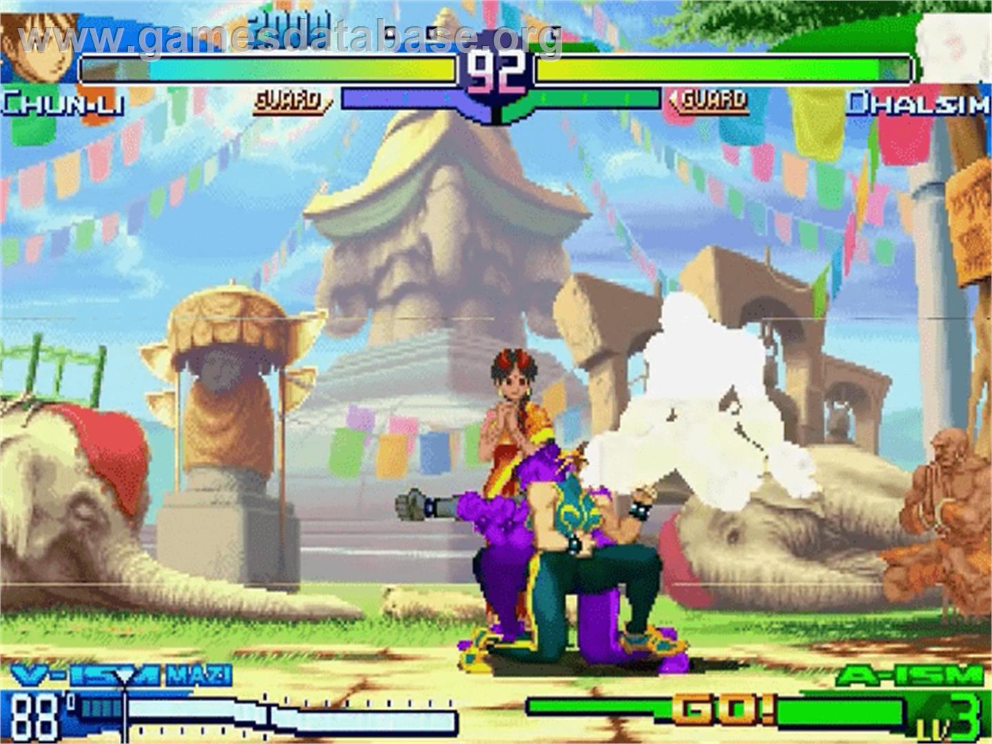 Street Fighter Alpha 3 - Sega Dreamcast - Artwork - In Game