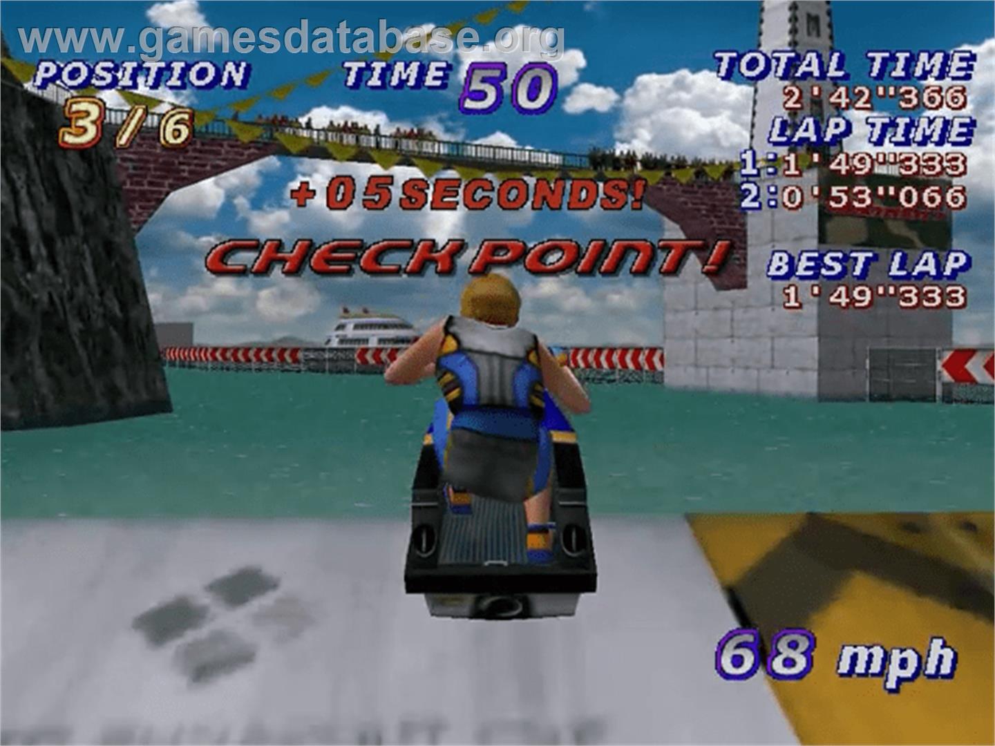 Surf Rocket Racers - Sega Dreamcast - Artwork - In Game
