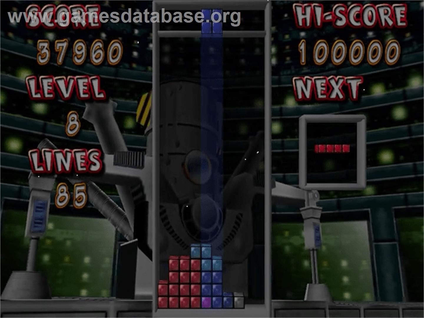 Tetris 4D - Sega Dreamcast - Artwork - In Game