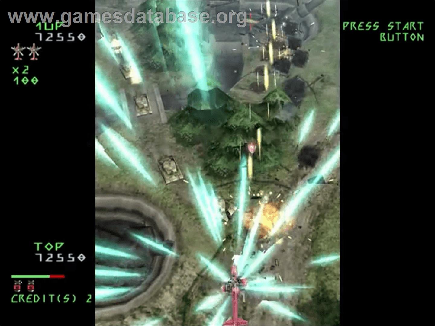 Under Defeat - Sega Dreamcast - Artwork - In Game