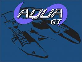 Title screen of Aqua GT on the Sega Dreamcast.