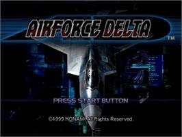 Title screen of Deadly Skies on the Sega Dreamcast.