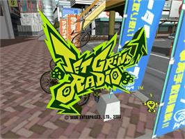 Title screen of Jet Grind Radio on the Sega Dreamcast.