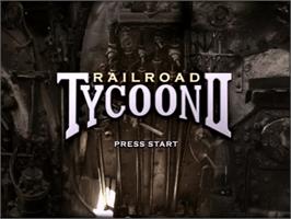 Title screen of Railroad Tycoon II (Gold Edition) on the Sega Dreamcast.