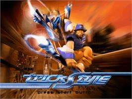 Title screen of TrickStyle on the Sega Dreamcast.