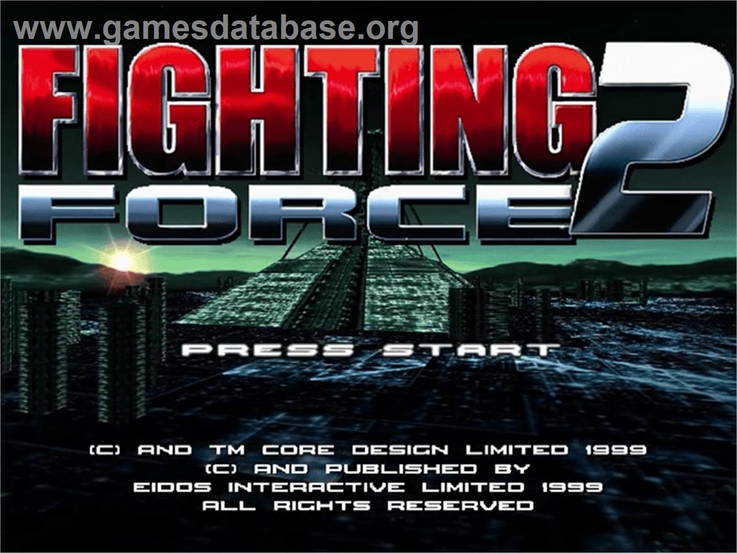 Fighting Force 2 - Sega Dreamcast - Artwork - Title Screen