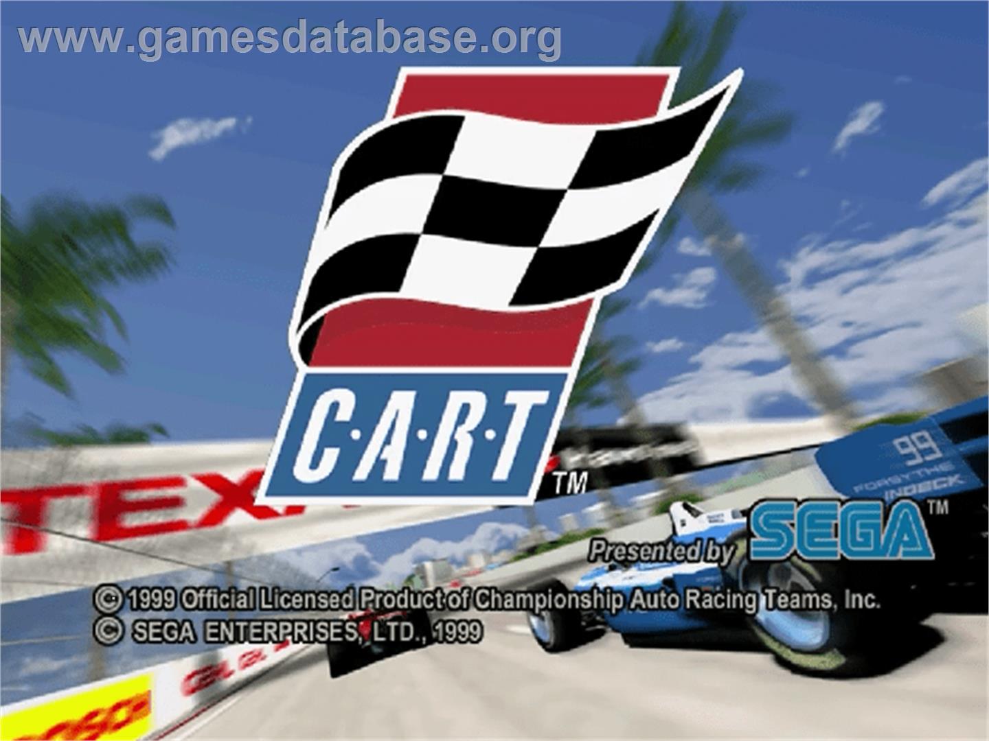 Flag to Flag - Sega Dreamcast - Artwork - Title Screen