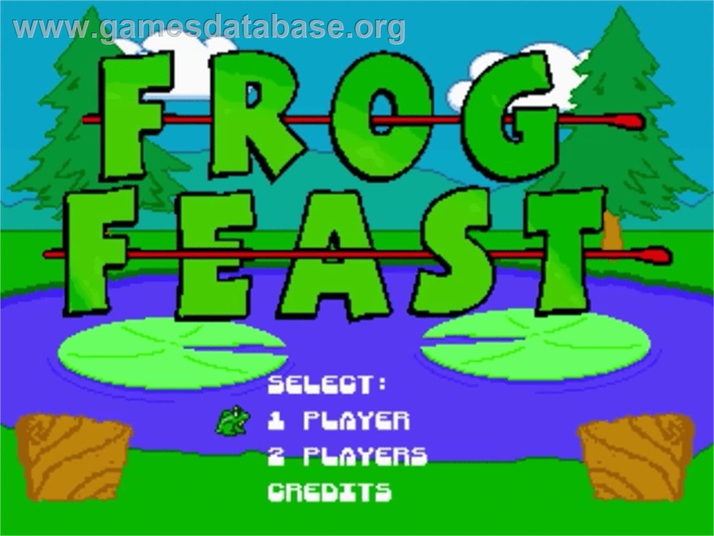 Frog Feast - Sega Dreamcast - Artwork - Title Screen