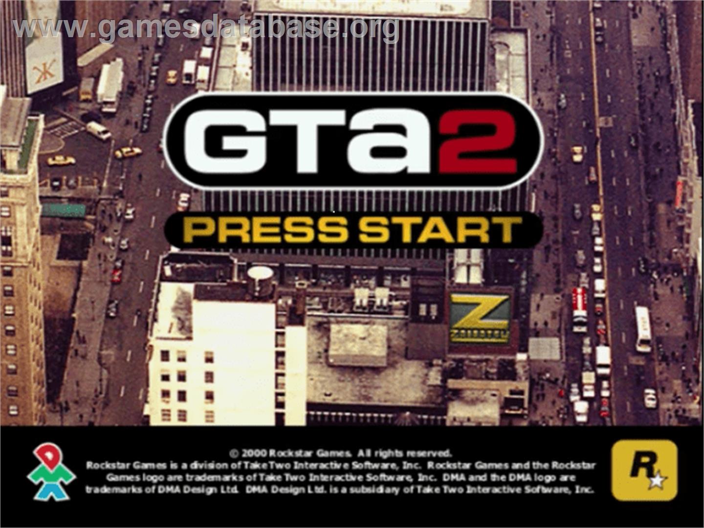 Grand Theft Auto 2 - Sega Dreamcast - Artwork - Title Screen