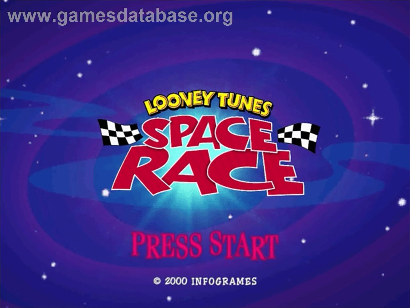 Looney Tunes Space Race - Sega Dreamcast - Artwork - Title Screen