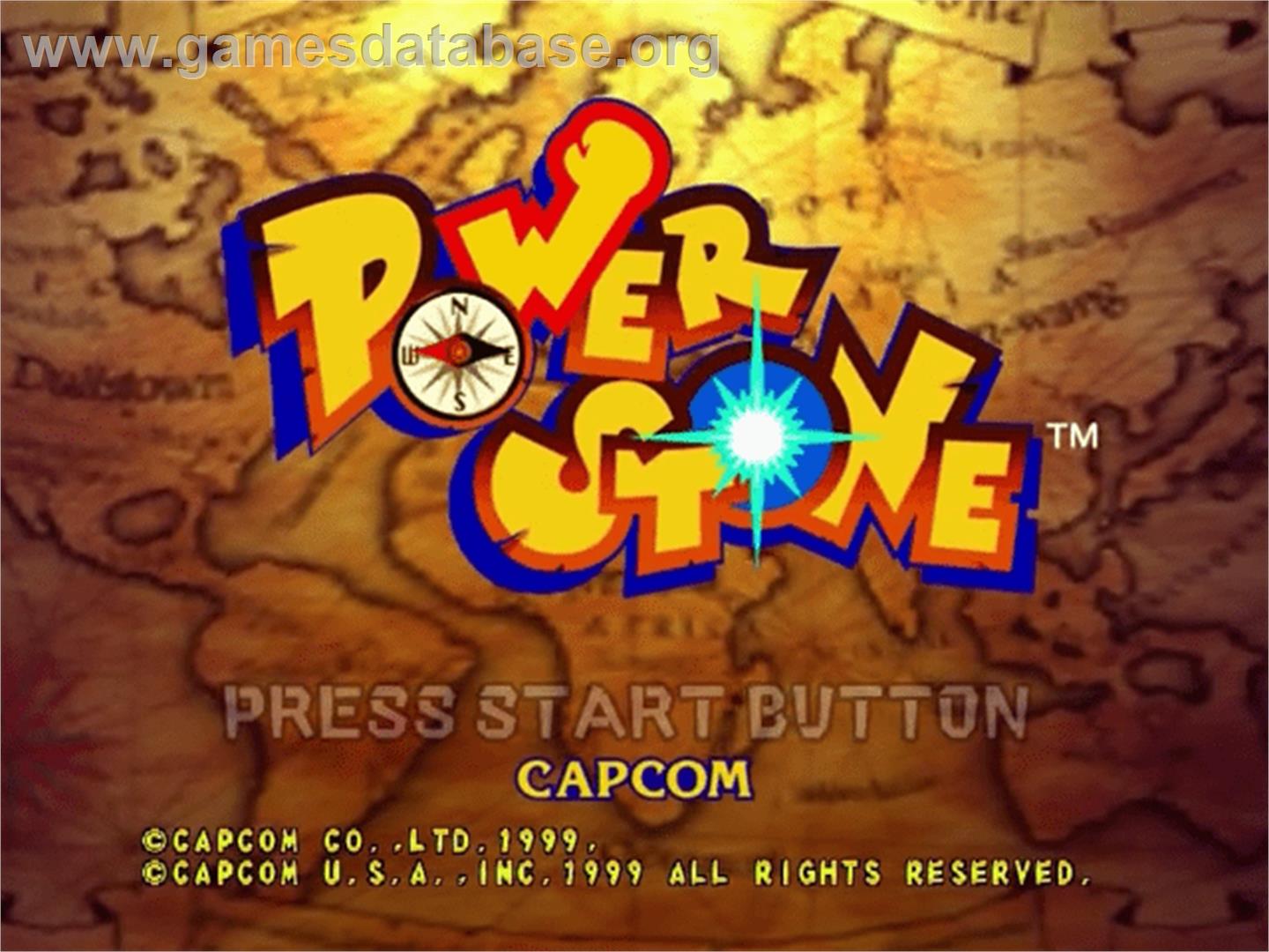 Power Stone - Sega Dreamcast - Artwork - Title Screen