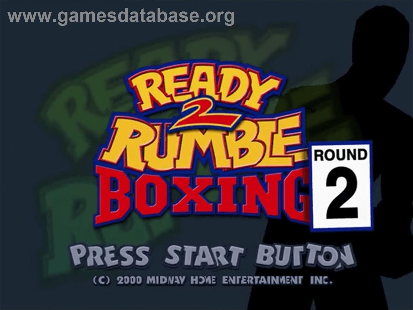 Ready 2 Rumble Boxing Round 2 - Sega Dreamcast - Artwork - Title Screen