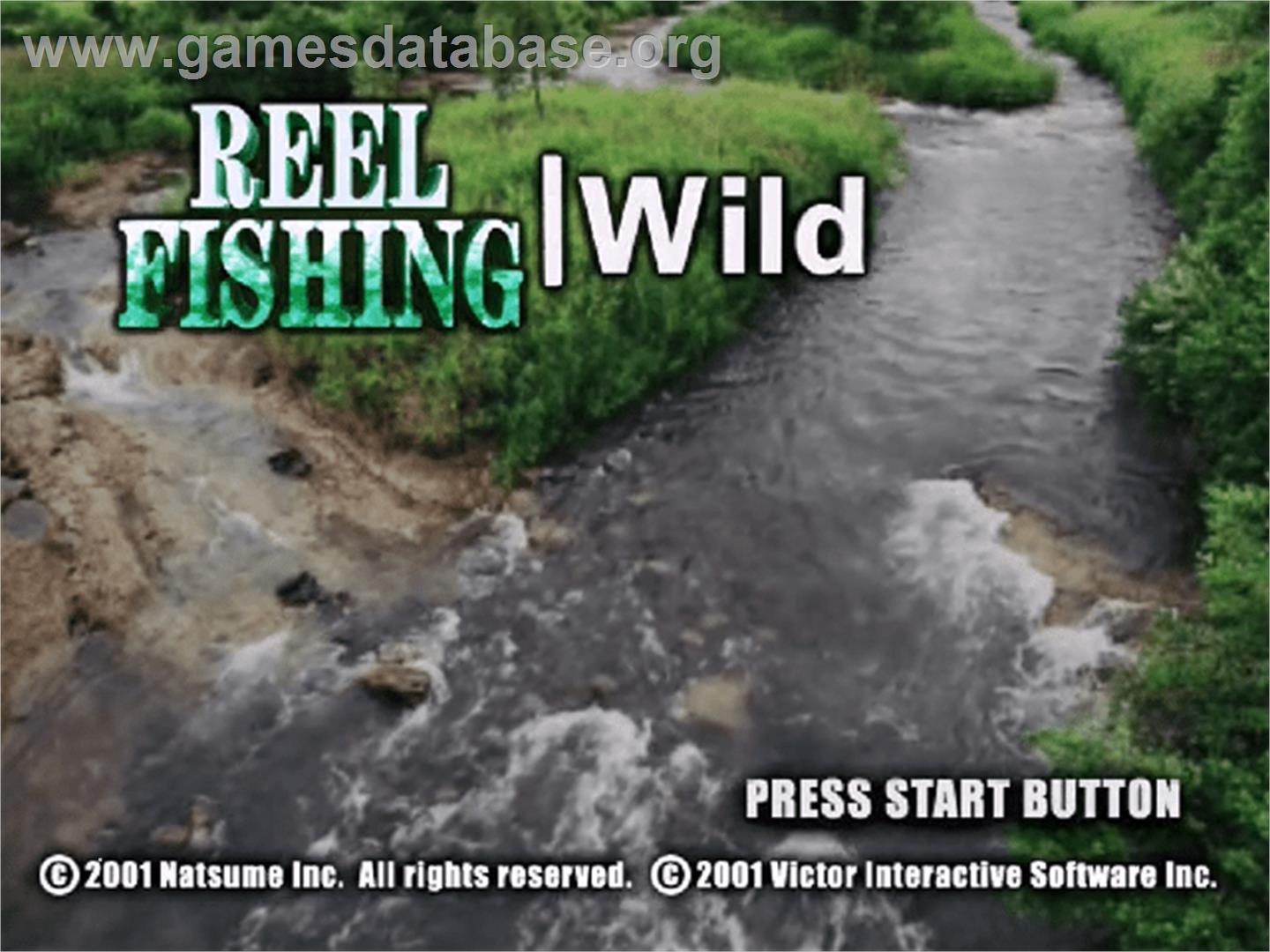 Reel Fishing: Wild - Sega Dreamcast - Artwork - Title Screen